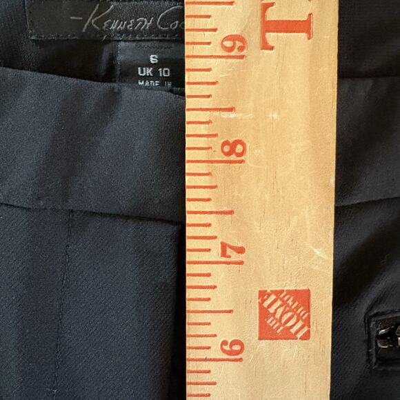 Kenneth Cole Black Ankle Dress Pants Career Office Business Size 6 (31.5x27.5) - Picture 10 of 11